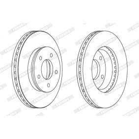 Bremsscheibe DDF1451 von FERODO günstig für 137,91 € online kaufen
