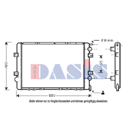 Acquista Radiatore motore da AKS DASIS 180046N a buon mercato per soli 324,01 €
