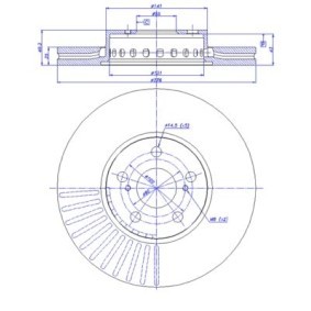 Bremsscheibe für VAUXHALL von CAR