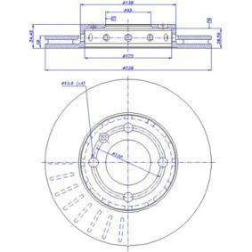 Comprar Disco de freno de CAR 142.742 a bajo precio de 19,01 €
