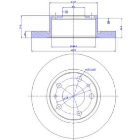 Bremsscheibe für IVECO von CAR