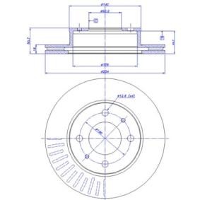 Bremsscheibe für HYUNDAI von CAR