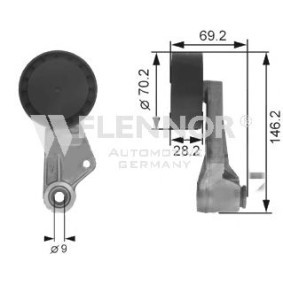 Spannrolle, Keilrippenriemen FS99182 von FLENNOR günstig für 56,77 € online kaufen