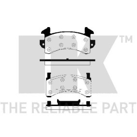 Compre Pastilhas de travão de NK online para S10 Extended Cab Pickup a preços moderados