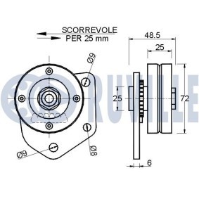 Wasserpumpe + Zahnriemensatz 55844711 von RUVILLE günstig für 115,39 € online kaufen