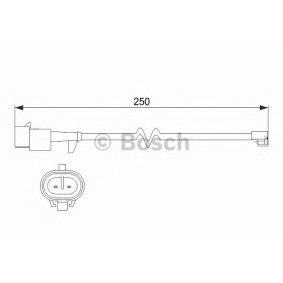 Bremsverschleißanzeige des Herstellers BOSCH - Originalware Artikelnummer: 1 987 473 536