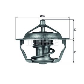 Kühlwasserthermostat TX 101 83D von BEHR THERMOT-TRONIK günstig für 26,67 € online kaufen