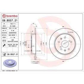 Bremsscheibe von BREMBO