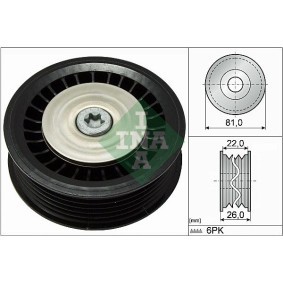 Umlenk- / Führungsrolle, Keilrippenriemen 532 0678 10 von INA günstig für 34,19 € online kaufen