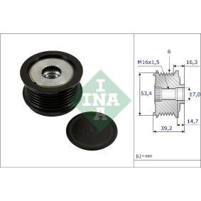 Compre Polea libre del alternador de INA online para Fiesta Mk7 Hatchback (HJ, HF) a precios moderados
