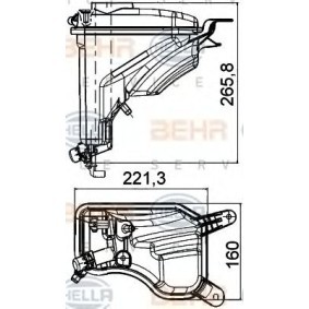 Ausgleichsbehälter 8MA 376 789-751 von HELLA günstig für 70,97 € online kaufen