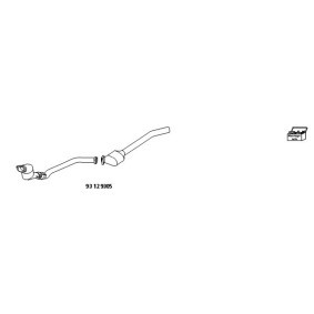 Compre Reconversión euro1 / euro2 / d3 de HJS online para 3 Sedán (E46) a precios moderados