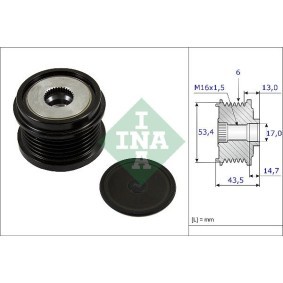 Generatorfreilauf 535 0237 10 von INA günstig für 68,61 € online kaufen