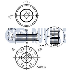Spannarm, Keilrippenriemen 55385 von RUVILLE günstig für 47,44 € online kaufen