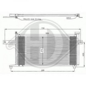 Acquista Condensatore climatizzatore da DIEDERICHS 8602300 a buon mercato per soli 160,45 €