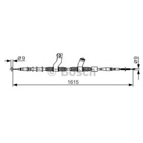Acquista Cavo freno a mano da BOSCH 1 987 482 353 a buon mercato per soli 39,80 €