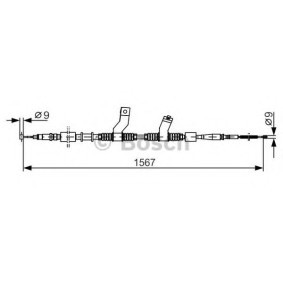 Acquista Cavo freno a mano da BOSCH 1 987 482 354 a buon mercato per soli 42,21 €