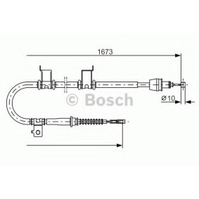 Handbremsseil 1 987 482 361 von BOSCH günstig für 43,25 € online kaufen