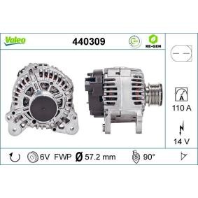 Kjøp Dynamo av VALEO 440309 til den lave prisen 2856,07 NOK