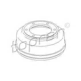 Acquista Tamburo freno da TOPRAN 303 978 a buon mercato per soli 87,35 €
