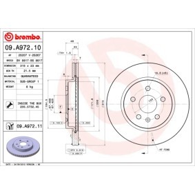 Bremsscheibe von BREMBO