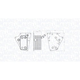 Ladeluftkühler 351319201830 MASERATI von MAGNETI MARELLI