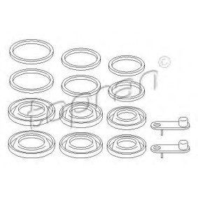 Bremssattel-Reparatursatz des Herstellers TOPRAN - Originalware Artikelnummer: 113 496