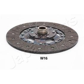 Kupplungsscheibe des Herstellers JAPANPARTS - Originalware Artikelnummer: DF-W16