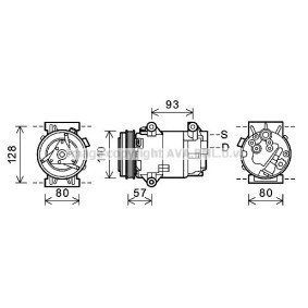 Acquista Compressore aria condizionata da AVA COOLING SYSTEMS UZK001 a buon mercato per soli 520,64 €