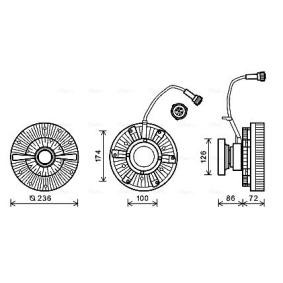 Compre Embraiagem, ventilador do radiador da AVA COOLING SYSTEMS REC102 a um preço baixo por 555,43 €