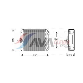 Achetez des Radiateur de chauffage AVA COOLING SYSTEMS FD6360 à prix pour 1054,38 €