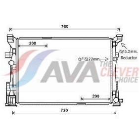 Klimakondensator für FORD USA von AVA COOLING SYSTEMS