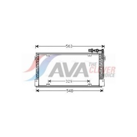 Achetez des Radiateur du moteur AVA COOLING SYSTEMS FD2256 à prix pour 185,04 €