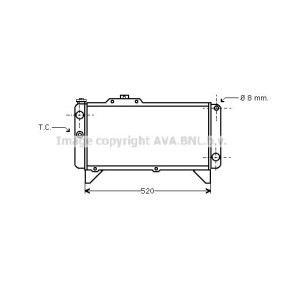Comprar Radiador, refrigeración del motor de AVA COOLING SYSTEMS SI2020 a bajo precio de 1034,69 €