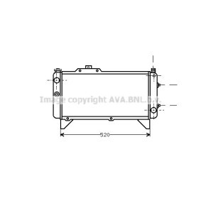 Comprar Radiador, refrigeración del motor de AVA COOLING SYSTEMS SI2042 a bajo precio de 1034,69 €