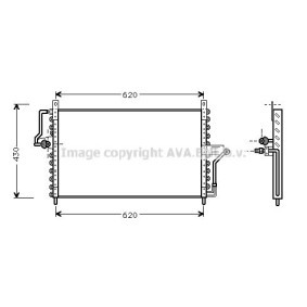 Klimakondensator von AVA COOLING SYSTEMS für Senator Mk2 (B) (V88) günstig online kaufen