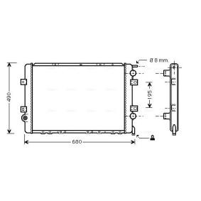 Acquista Radiatore motore da AVA COOLING SYSTEMS RTA2264 a buon mercato per soli 288,86 €