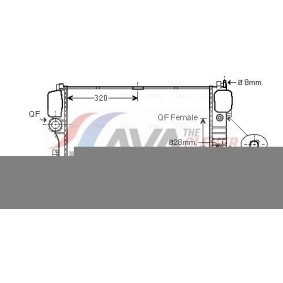 Klimakondensator FD5230 LINCOLN von AVA COOLING SYSTEMS