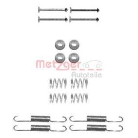 Compre Kit de acessórios, maxilas de travão de estacionamento da METZGER 105-0880 a um preço baixo por 7,56 €