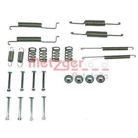 Comprar Juego de accesorios, zapatas de freno de METZGER 105-0569 a bajo precio de 7,88 €