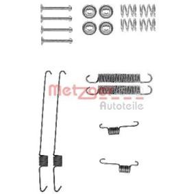 Compre Kit de acessórios, maxilas do travão da METZGER 105-0001 a um preço baixo por 13,50 €