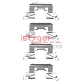 Comprar Kit de accesorios, pastillas de frenos de METZGER 109-1772 a bajo precio de 10,82 €