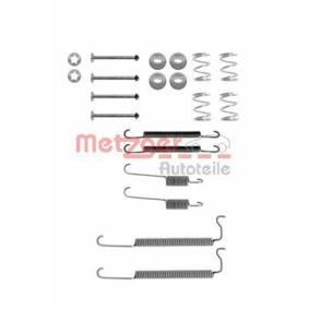 Comprar Juego de accesorios, zapatas de freno de METZGER 105-0629 a bajo precio de 8,97 €