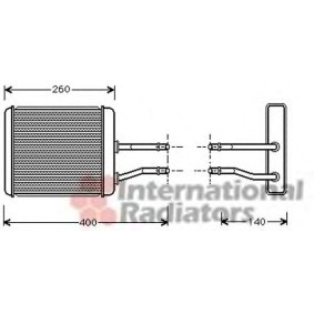 Comprar Radiador de calefacción de VAN WEZEL 01006073 a bajo precio de 178,96 €
