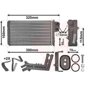 Wärmetauscher, Innenraumheizung 43006227 von VAN WEZEL günstig für 30,95 € online kaufen