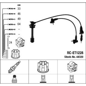 Comprar Juego de cables de encendido de NGK 44320 a bajo precio de 101,58 €