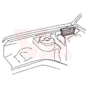 Compre Interior do guarda-lamas da VAN WEZEL 3727251 a um preço baixo por 15,55 €
