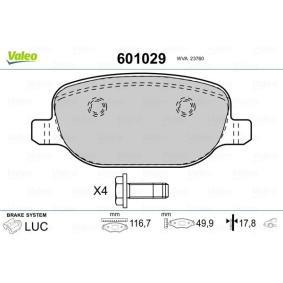 Bremsbeläge 601029 von VALEO günstig für 31,98 € online kaufen