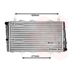 Kjøp Radiator, motorkjøling av VAN WEZEL 76002009 til den lave prisen 1002,12 NOK