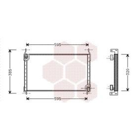 Achetez des Condenseur, climatisation VAN WEZEL 17005173 à prix pour 172,10 €